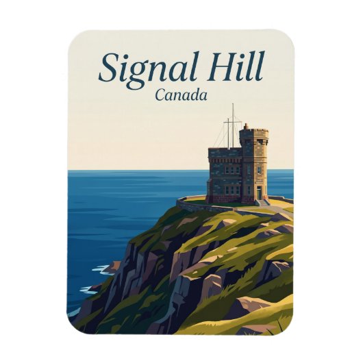 Signal Hill Canada Magneet (Verticaal)