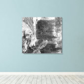 Signal Rock Near Railroad Track Canvas Afdruk (Insitu (Houten vloer))