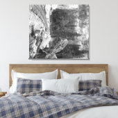 Signal Rock Near Railroad Track Canvas Afdruk (Insitu (Slaapkamer))