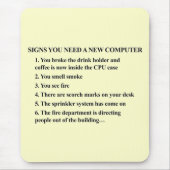 Signaleert u een nieuwe computer 2 nodig hebt muismat (Voorkant)