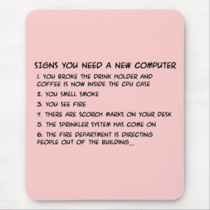 Signaleert u een nieuwe computer 3 nodig hebt muismat