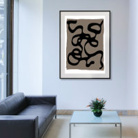 Signalen op afstand: Abstract zwart & grijs