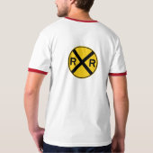 Signalen over de spoorweg t-shirt (Achterkant volledig)