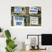 Signalen van de weg, Merry Wink Motel Poster (Thuiskantoor)