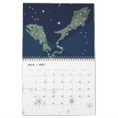 signalen van Zodiac Celestial Constellations Kalender (Mar 2027)