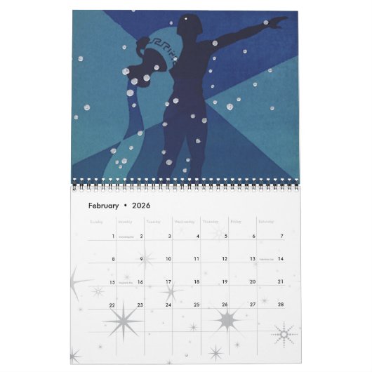  signalen van Zodiac Celestial Constellations Kalender (Feb 2026)