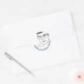 Signalering Prof.-objecten desmet-sticker kopiëren Ronde Sticker (Envelop)