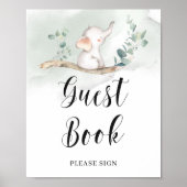 Signalering van de rode eucalyptuseistorij poster (Voorkant)