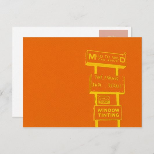 Signaleringen rond de stad briefkaart (Voorkant / Achterkant)