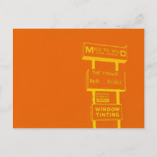 Signaleringen rond de stad briefkaart