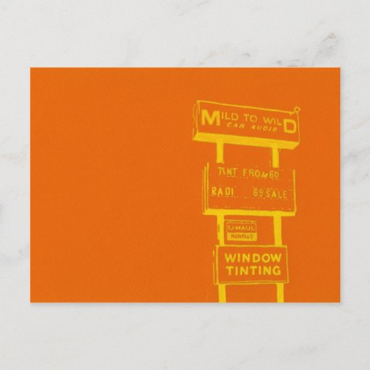 Signaleringen rond de stad briefkaart (Voorkant)