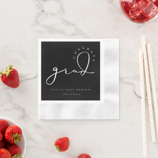 Signature Afstudeerder Script Napkins Servet (Insitu)