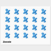 Signature Blue BLUE BUBBLES Ambachtelijke Sticker (Vel)