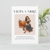 Signature Cocktail | Capricorn Zodiac Birthday Kaart (Staand voorkant)