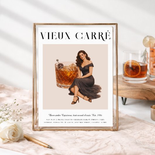 Signature Cocktail | Capricorn Zodiac Birthday Kaart