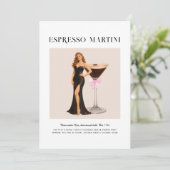 Signature Cocktail | Leo Zodiac Birthday Kaart (Staand voorkant)