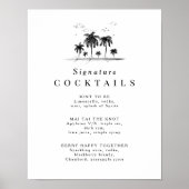 Signature Cocktail Menu Poster (Voorkant)
