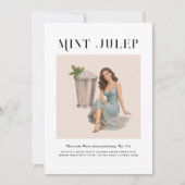 Signature Cocktail | Pisces Zodiac Birthday Kaart (Voorkant)