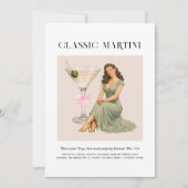 Signature Cocktail | Virgo Zodiac Birthday Kaart (Voorkant)