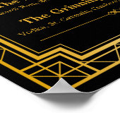Signature Cocktail Wedding Sign | Gatsby Art Deco Poster (Hoek)