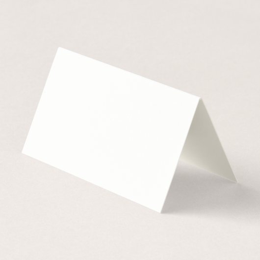 Signature Cream Modern Elegant Eenvoudig Blauw Wit Visitekaartje (Achterkant)