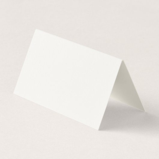 Signature Cream Modern Elegant Simple Visitekaartje (Achterkant)