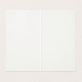 Signature Cream Modern Professional Exclusief Visitekaartje (Binnenkant ongevouwen)