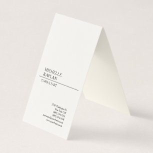 Signature Cream Modern Professionele Exclusief Visitekaartje