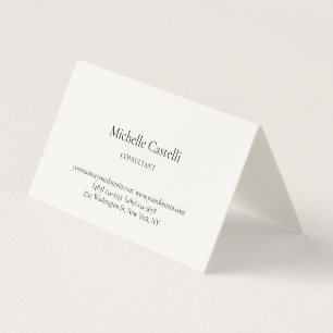Signature Cream Professioneel Uniek Klassiek Visitekaartje