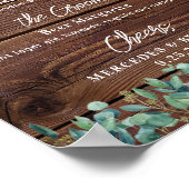 Signature Drankjes Snoer Verlichting Aangepaste Tr Poster (Hoek)