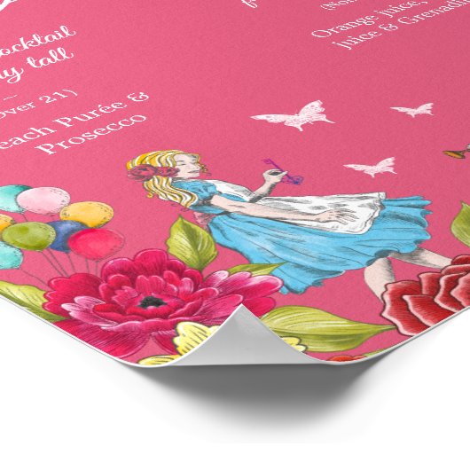 Signature Drink  Alice in Wonderland Poster (Hoek)