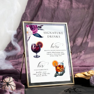 Signature Drink Paarse & Black 'Til Death Poster