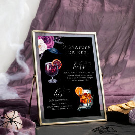 Signature Drink Paarse & Black 'Til Death Poster