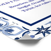 Signature Drinks Mediterranean Wedding Reception Poster (Hoek)