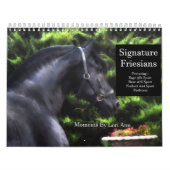 Signature Friesian Stallions Kalender (Hoes)