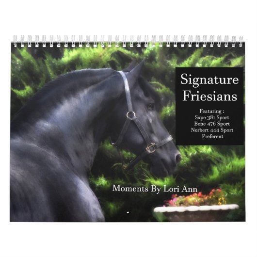 Signature Friesian Stallions Kalender (Hoes)