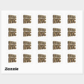 Signature Gold QUEENS NYC Sticker Ontwerp (Vel)