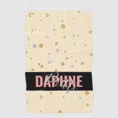 Signature Golf, mode "Daphne Pritti" chic LT Golfhanddoek (Voorkant)