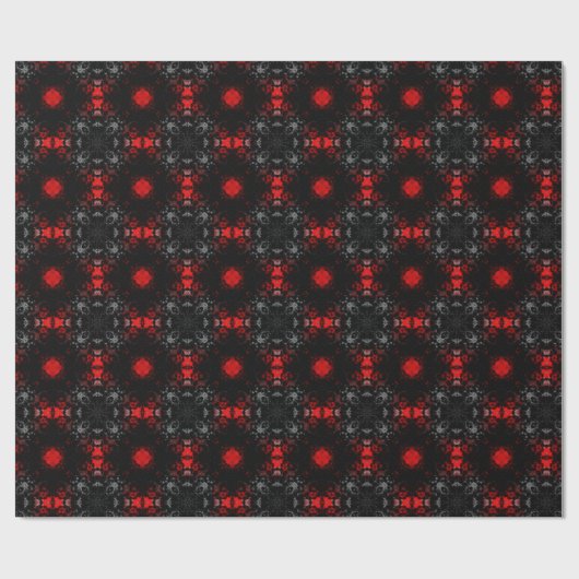 Signature Goth Pattern Cadeaupapier (Vlak)