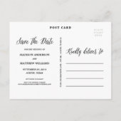 Signature | Het Briefkaart Datum opslaan (Achterkant)