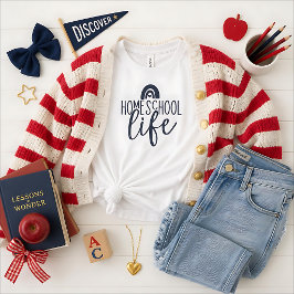 Signature Homeschool Life T-shirt met personalisat