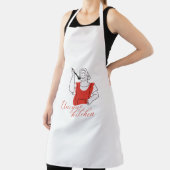 Signature Kitchen Apron – All Over Print Medium Schort (Insitu)