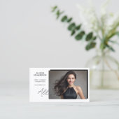 Signature Model Visitekaartje | Mini Comp Cards (Staand voorkant)