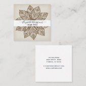 Signature Modern Mandala Square Visitekaartje (Voorkant / Achterkant)