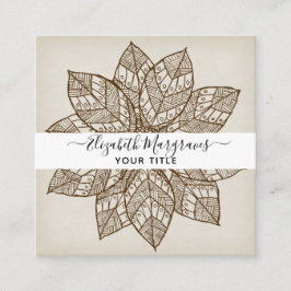 Signature Modern Mandala Square Visitekaartje