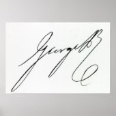 Signature of George IV Poster (Voorkant)