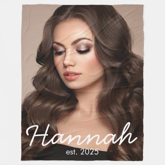 Signature Over Snapshot Fleece Deken (Voorkant)