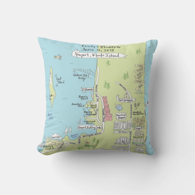 Signature Rhode Island Pillow Kussen (Voorkant)