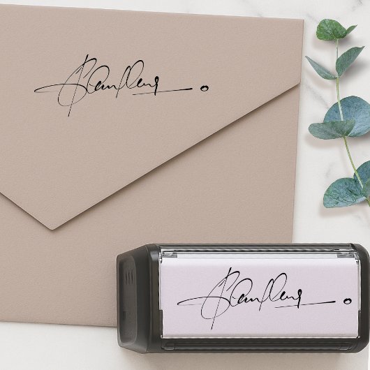 Signature Rubber Stamp | Your Handwriting Upload Zelfinktende Stempel