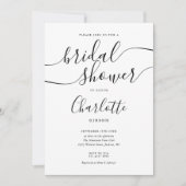 Signature Script Black and White Vrijgezellenfeest Kaart (Voorkant)